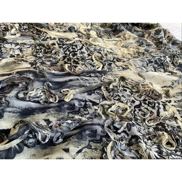 Catherine Curtis Floral Blazer Sz 8 Artsy Limited Edition Whimsigoth Canada Made - Picture 9 of 13